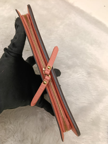LV Insolite Long Wallet Monogram Salmon Pink