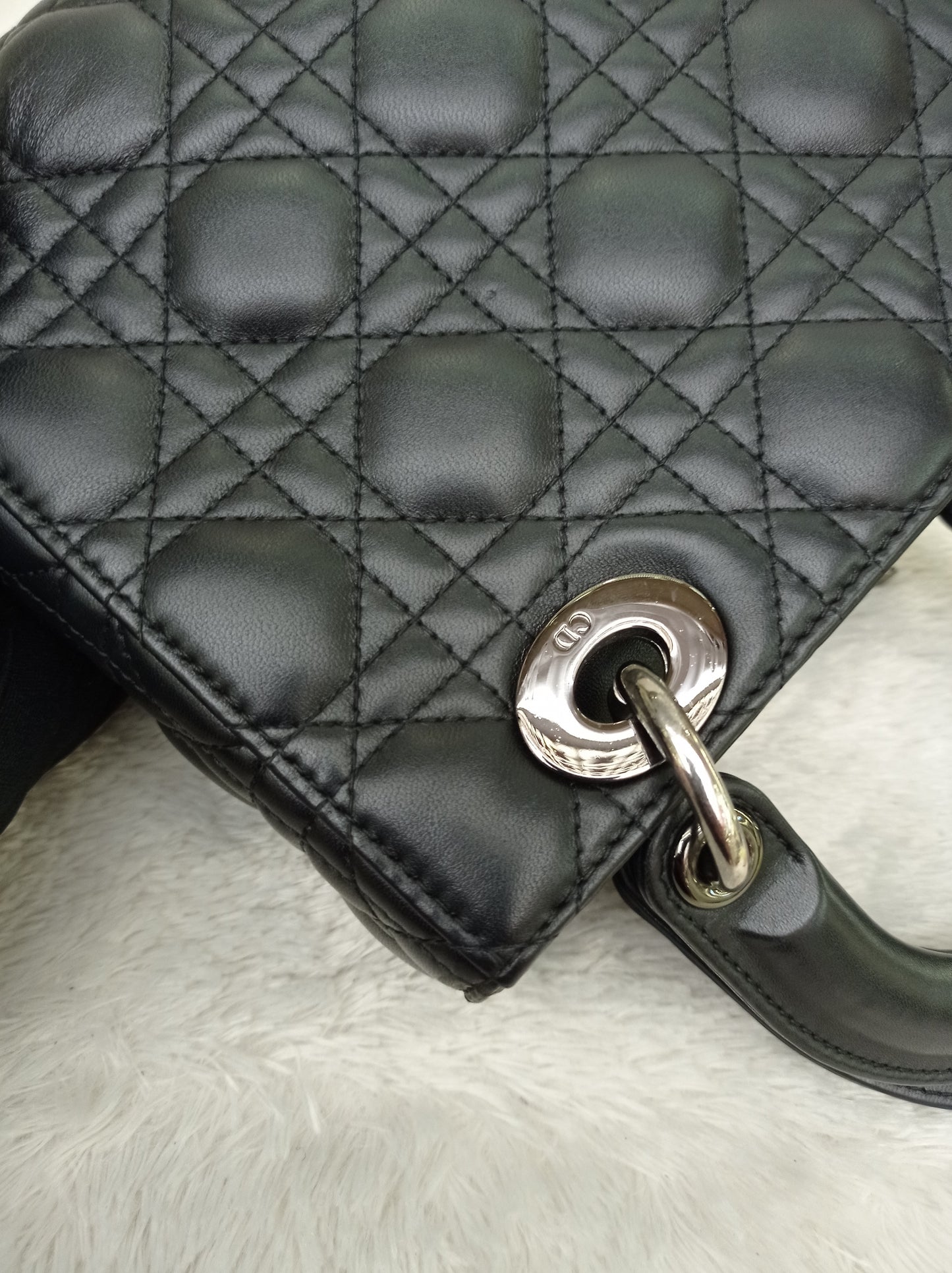 Lady Dior Small Lamb Black RHW 2021