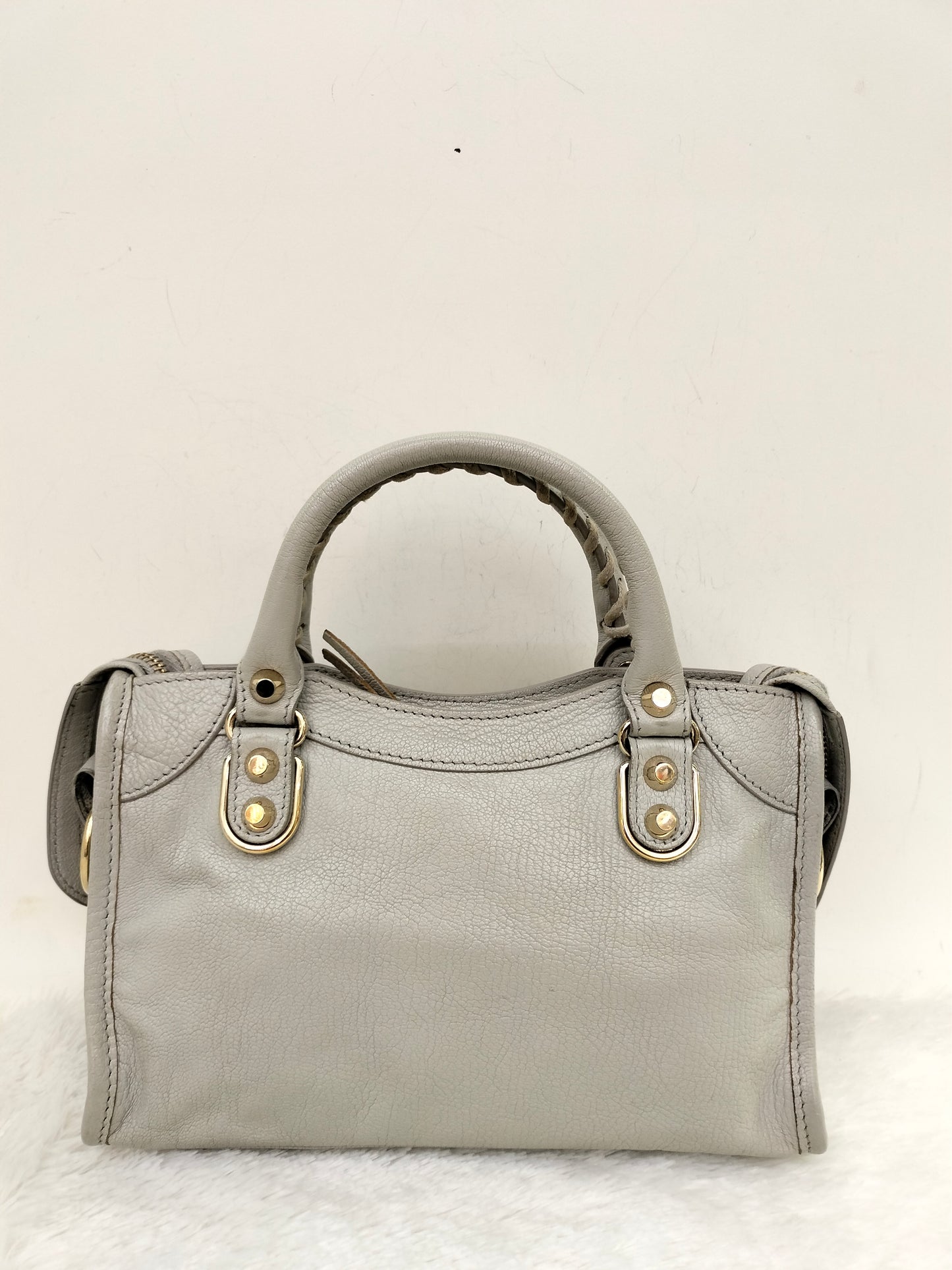 Balenciaga Mini City Edge Light Grey LGHW