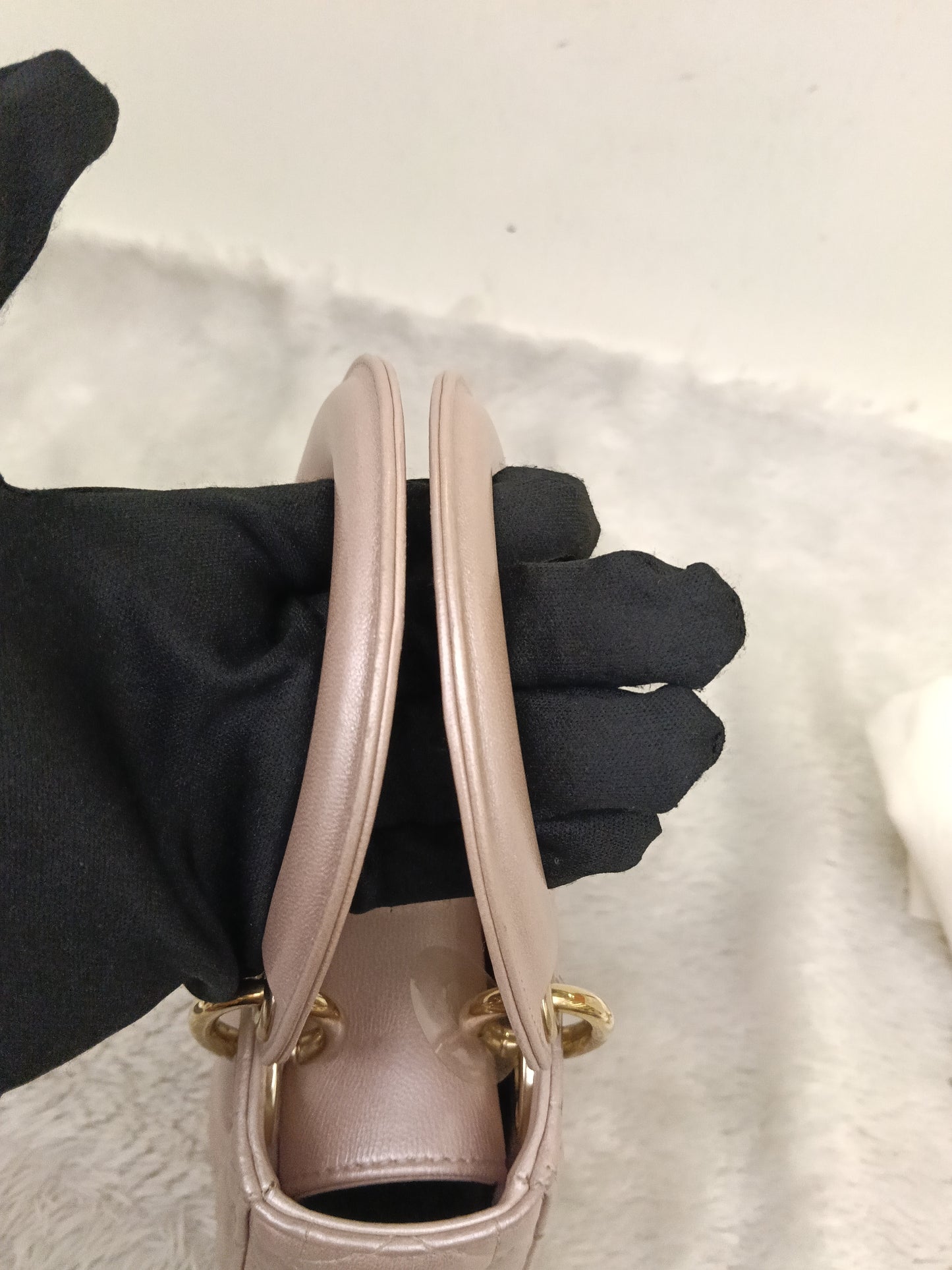 Lady Dior Mini Iridescent Lotus GHW 2018