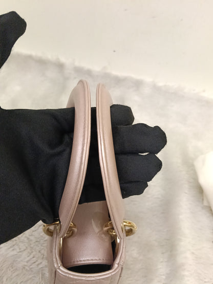 Lady Dior Mini Iridescent Lotus GHW 2018