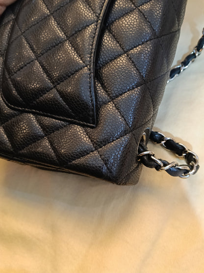 Chanel Mini Rectangular Caviar Black SHW SF #20
