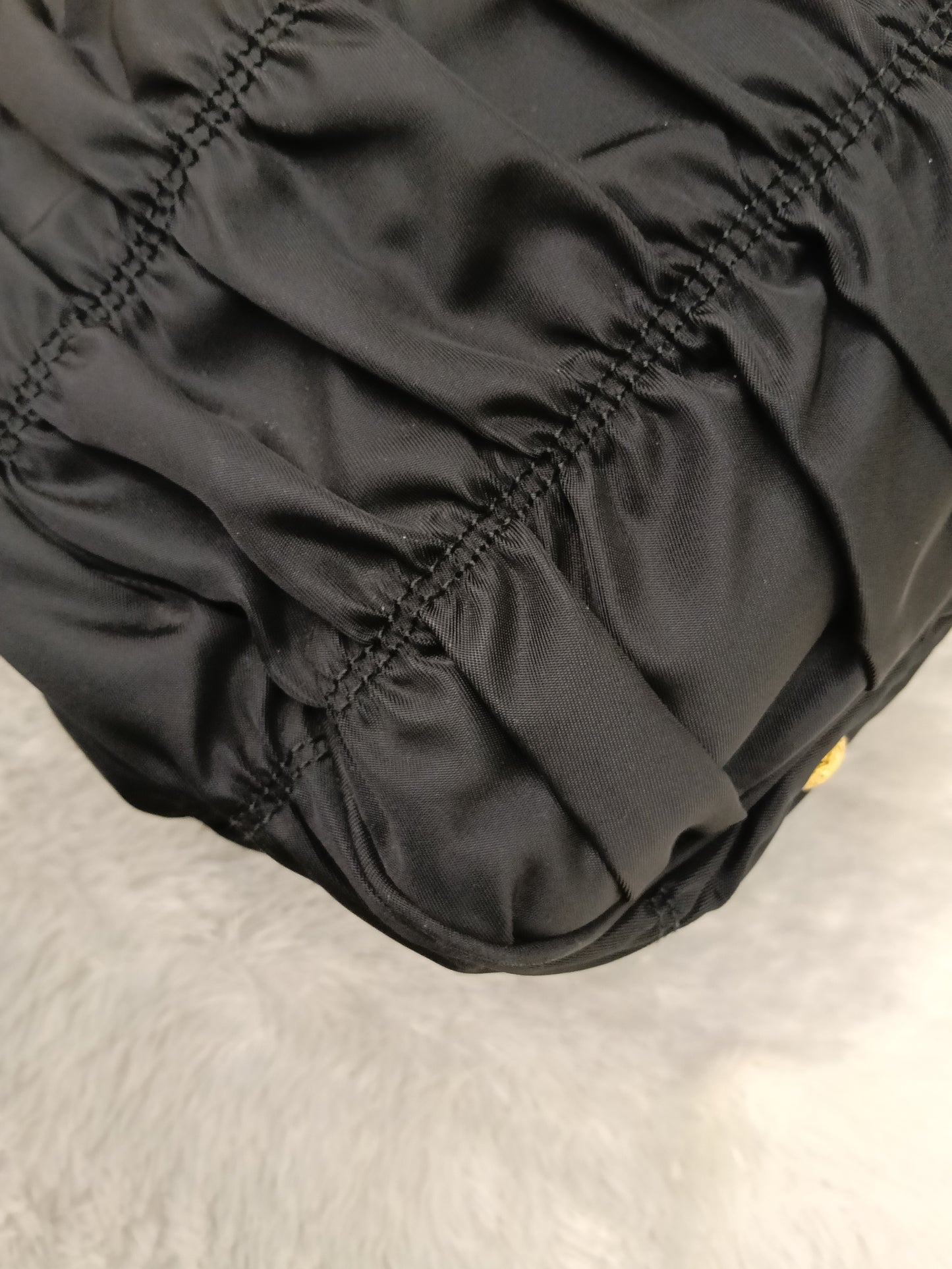 Prada Tessuto Gauffre Nylon Nero GHW
