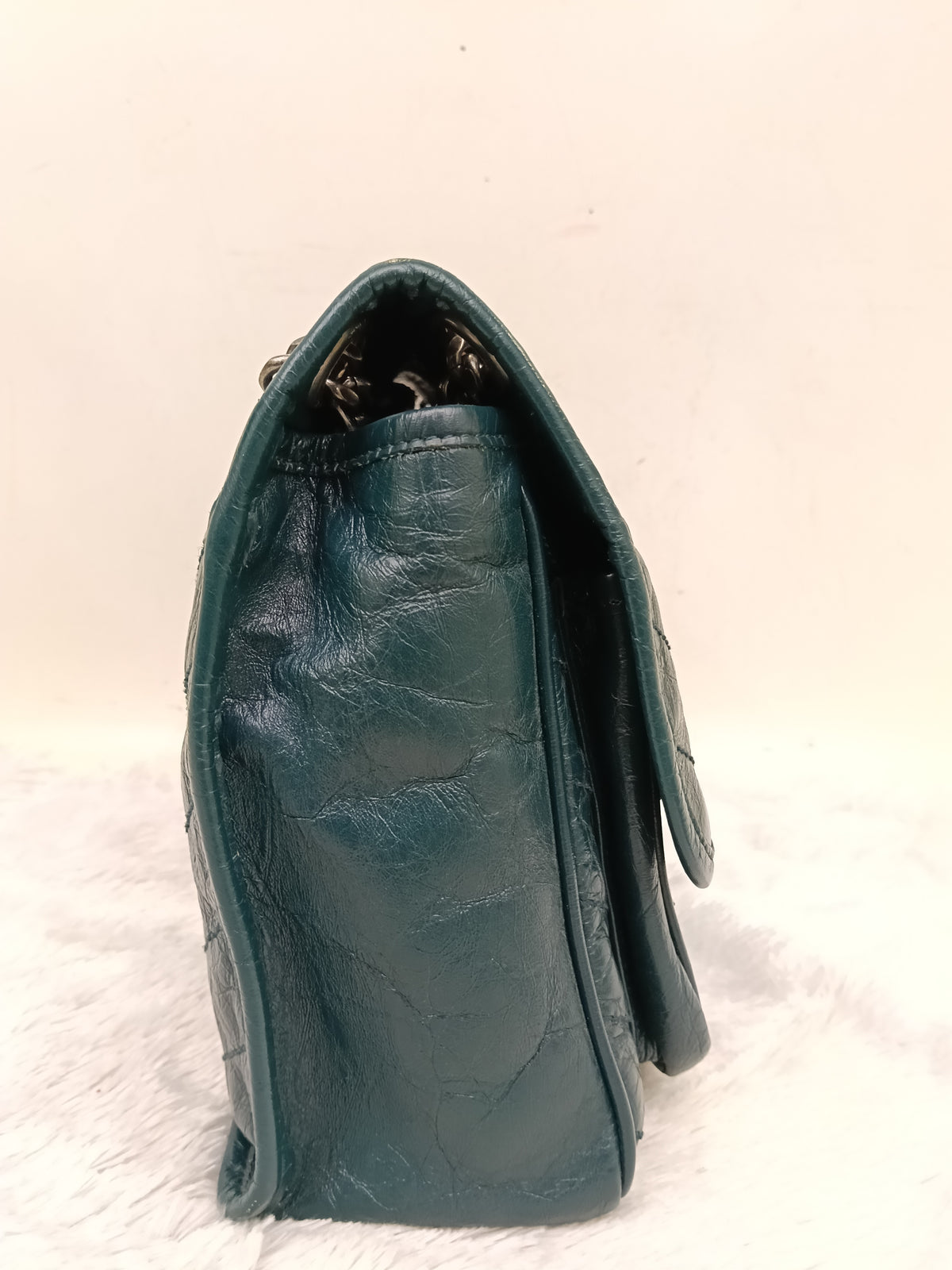 YsL Niki Medium Calfskin Emerald Green RHW 2018