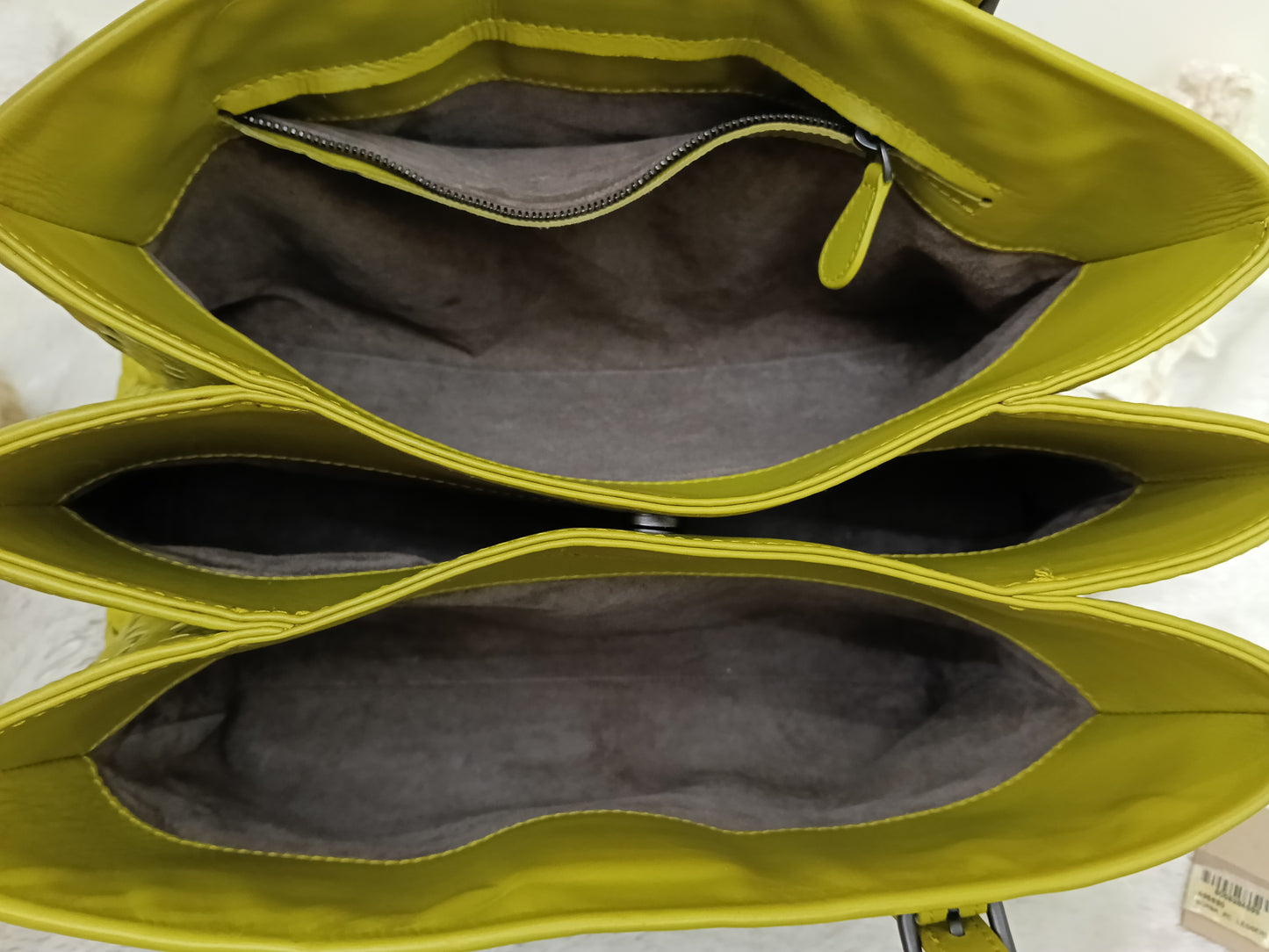 Bottega Veneta Roma Tote Small Lime RHW