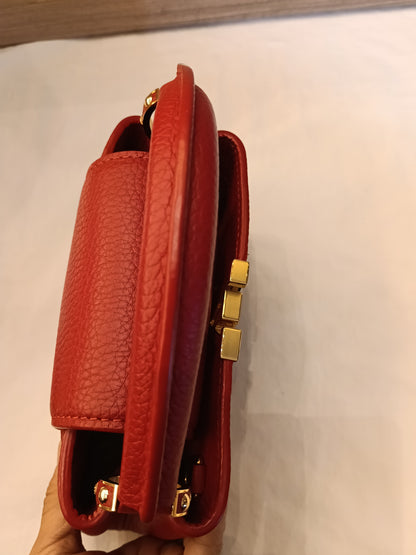 LV Capucines Mini Taurillon Scarlet 2020