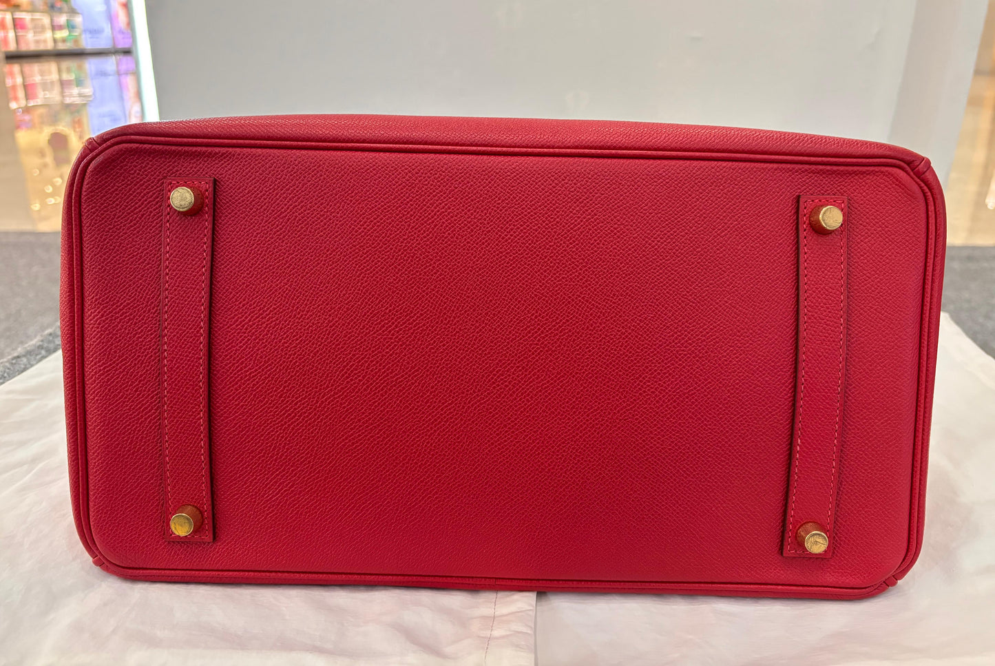 B35 Epsom Ferrari Red GHW #G square