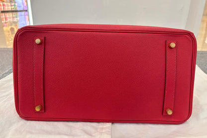 B35 Epsom Ferrari Red GHW #G square