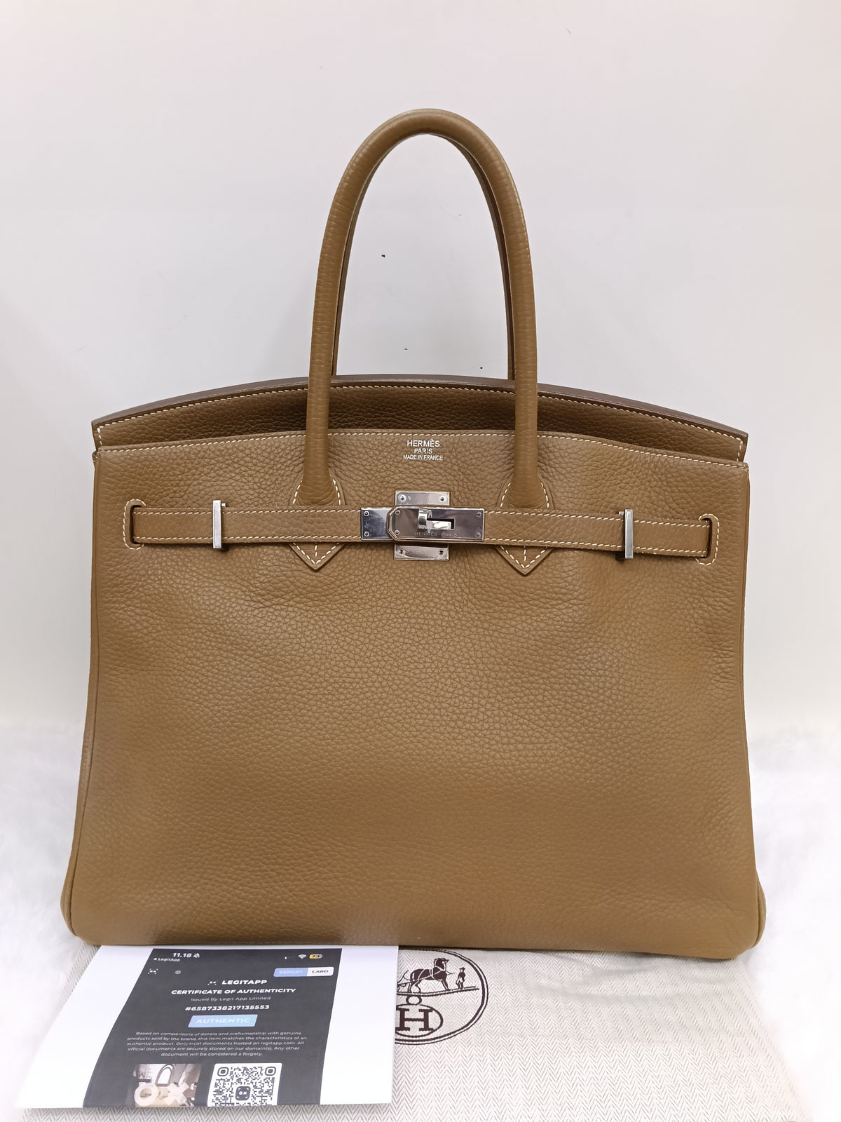 B35 Togo Bronze Dore PHW #Q square