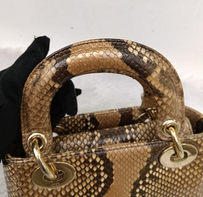Lady Dior Mini Python GHW 2019