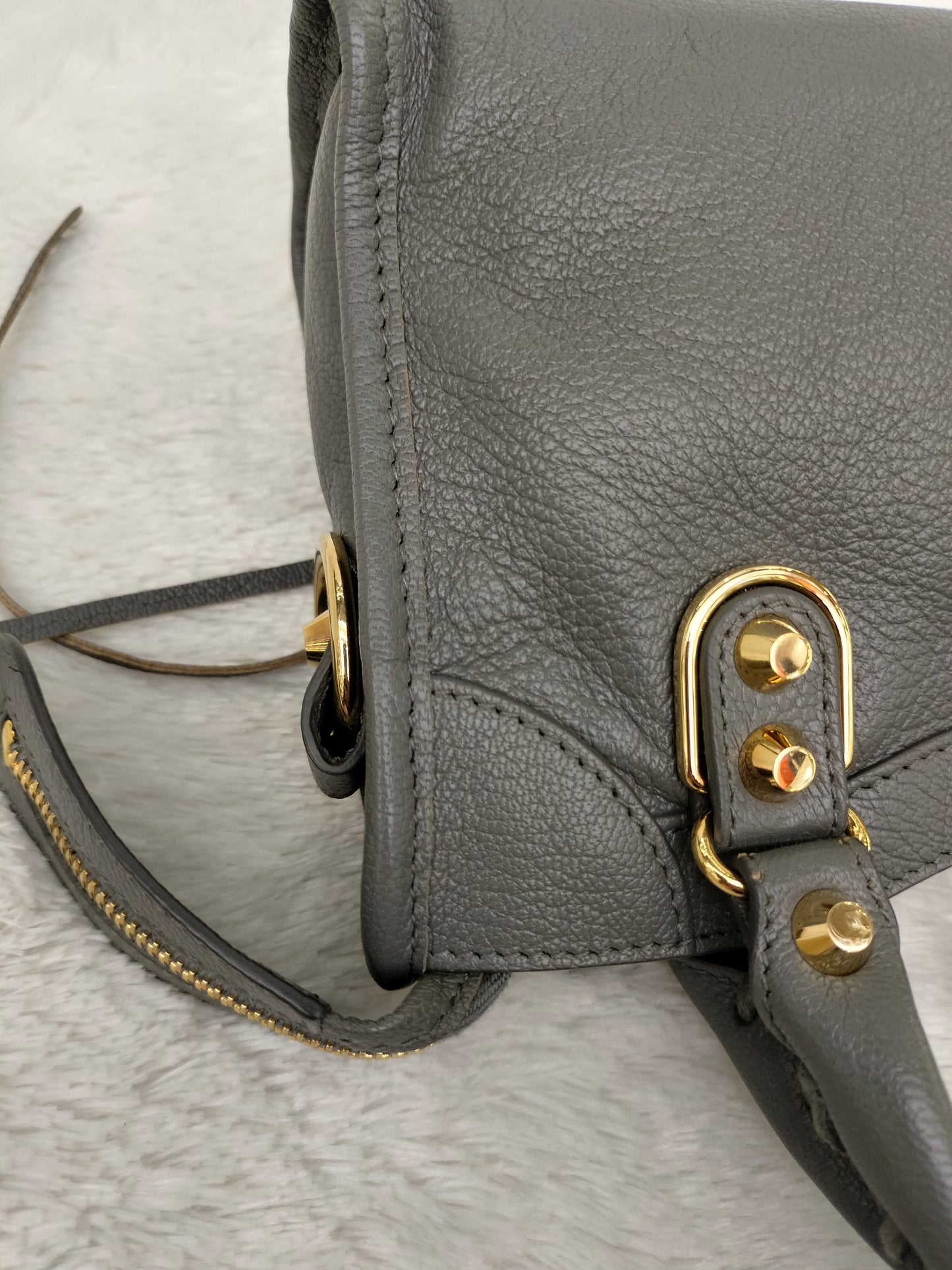 Balenciaga Mini City Edge Grey GHW 2017