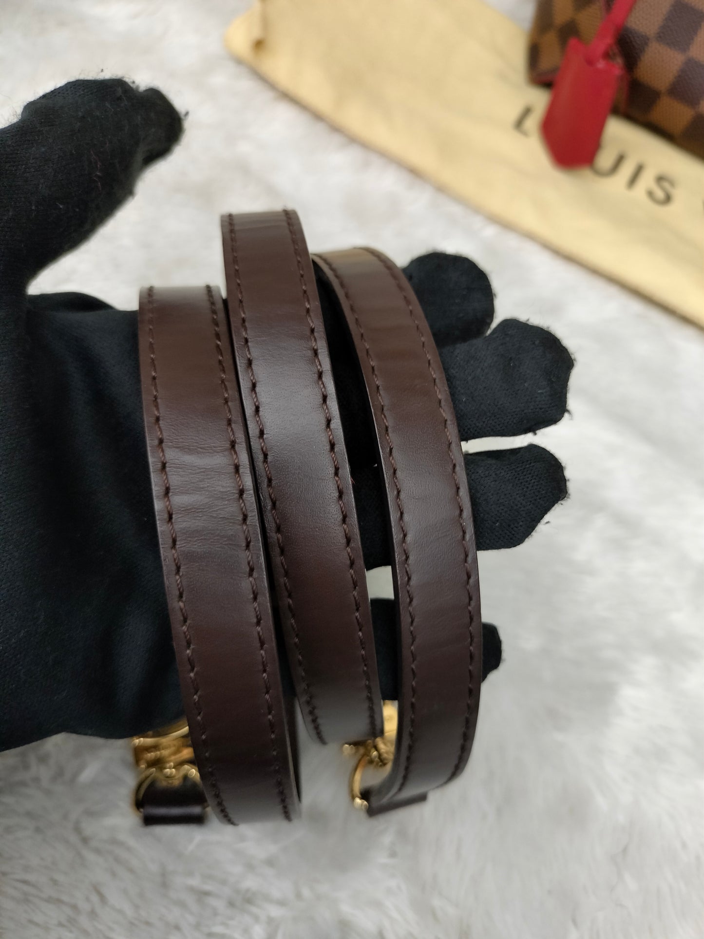 LV Caissa PM Damier Red