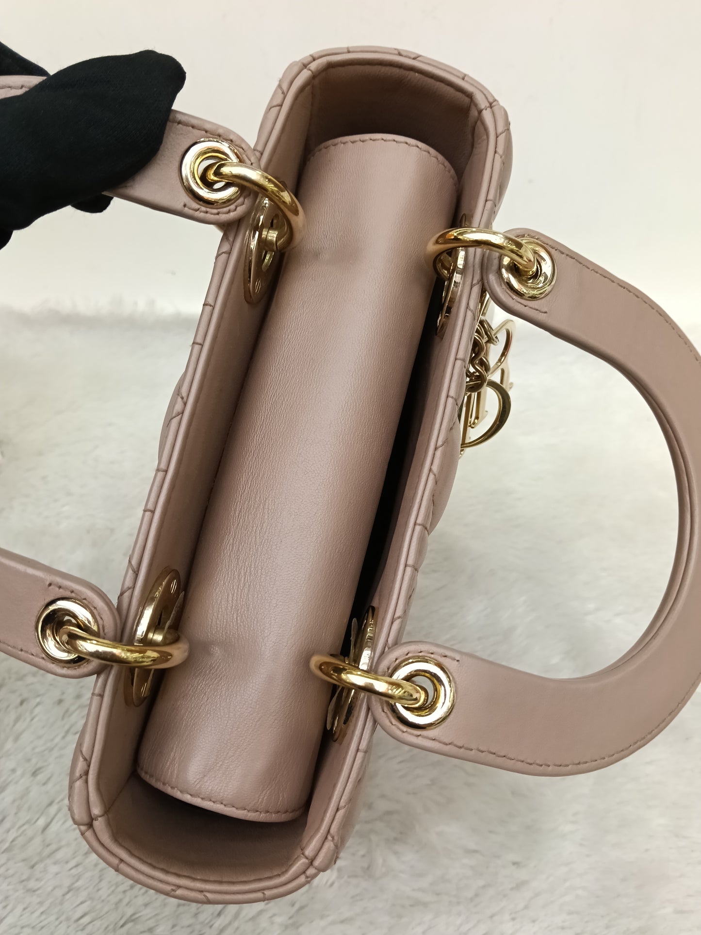 Lady Dior Small Lamb Fard GHW 2019