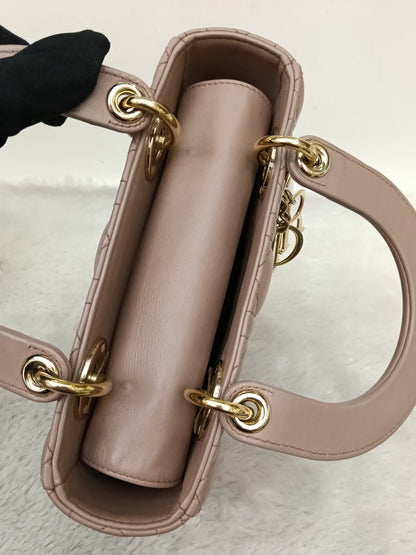 Lady Dior Small Lamb Fard GHW 2019