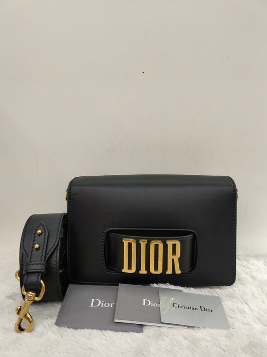 Dior Revolution Medium Smooth Black GHW 2017