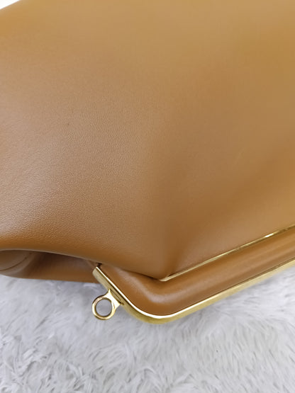 Fendi First Caramello Medium Calfskin Brown Beige GHW